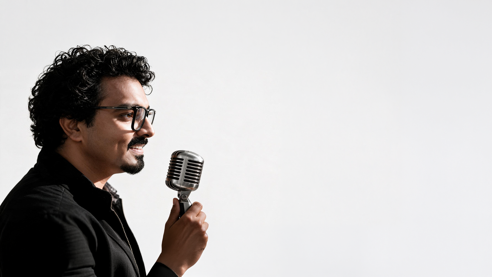 Joseph John on the mic